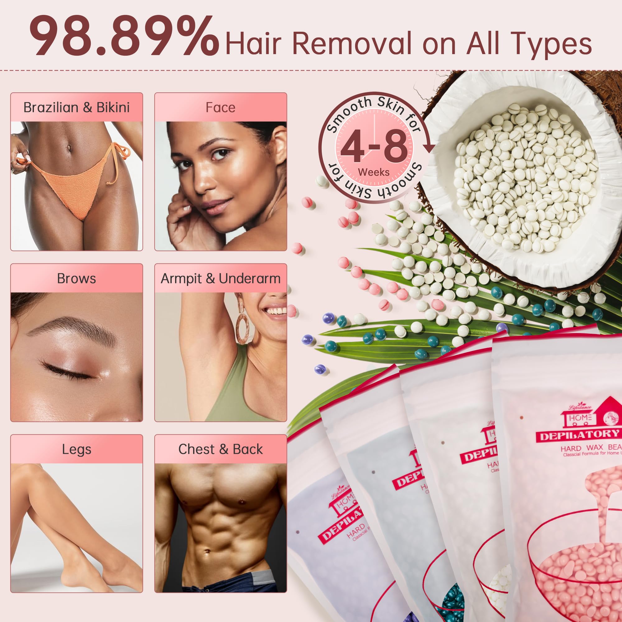 Lifestance pre and post-wax oil spray pictured for skin care after waxing.