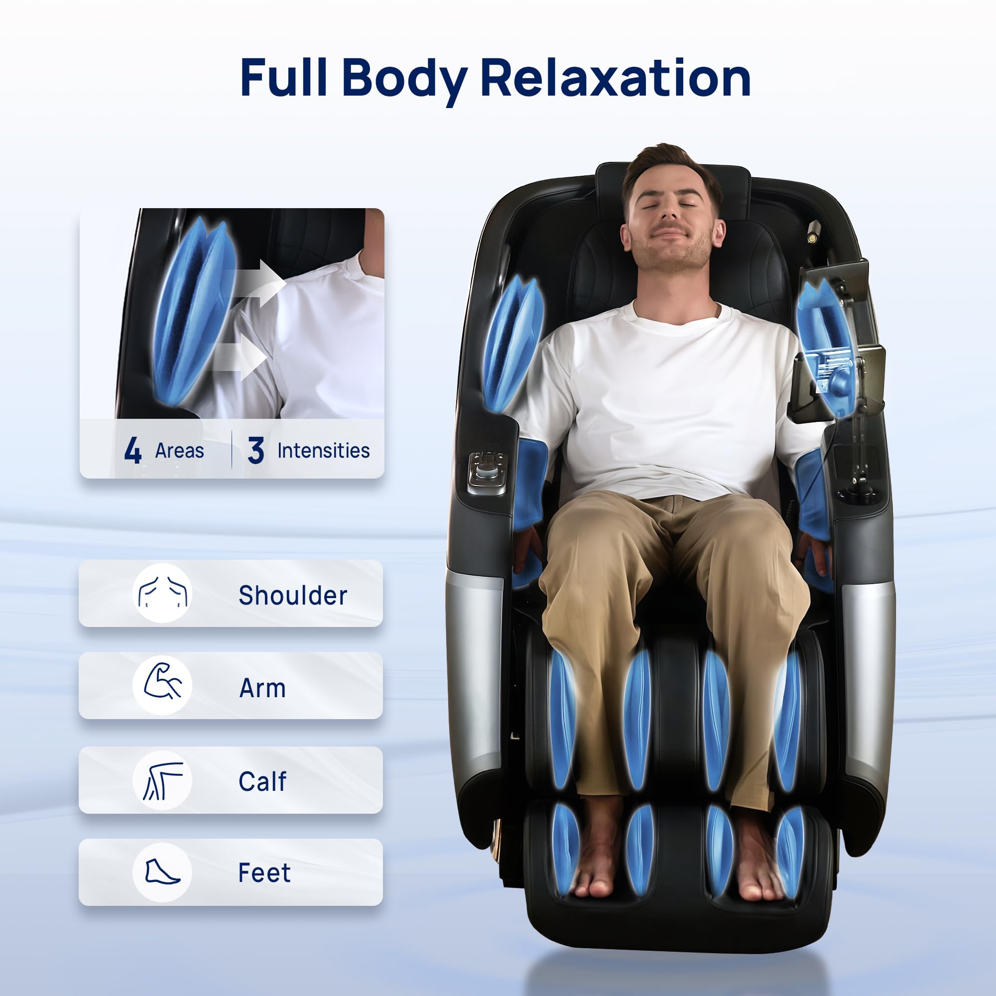 Lifevibe extendable footrest accommodates different heights for balanced support