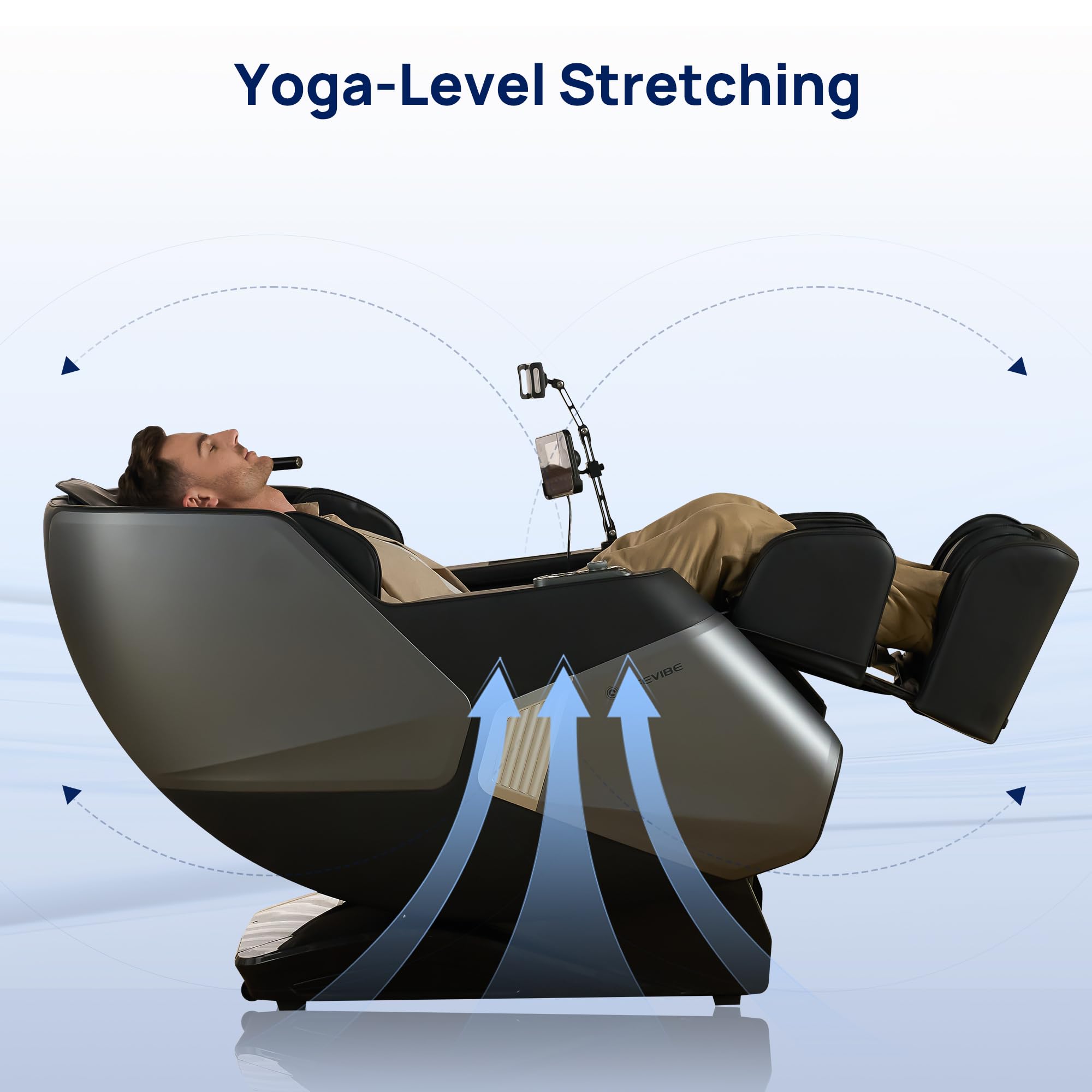 Lifevibe full body airbags surround shoulders arms legs and feet for customizable pressure