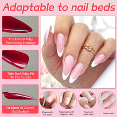 Lifextol stiletto nails color variety with 24 options for every outfit