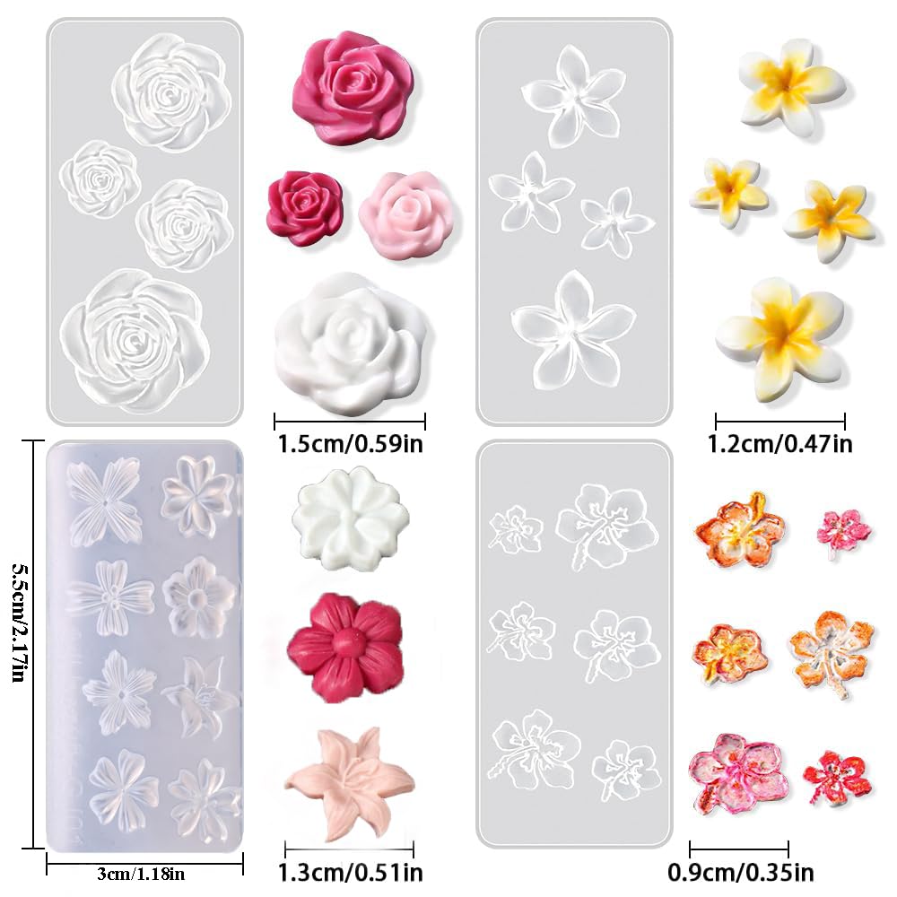 LIFOOST cherry blossom nail mold for delicate, lifelike nail accents.