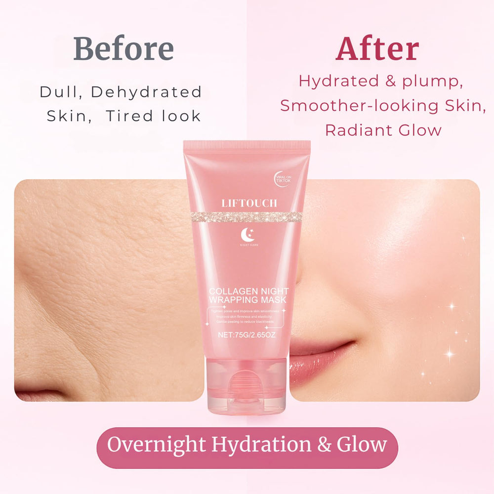 Close-up of hydrolyzed collagen peptides in Liftouch formula aiding elasticity