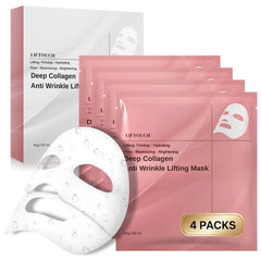 Liftouch four-pack packaging showcasing at-home spa hydration and product identity
