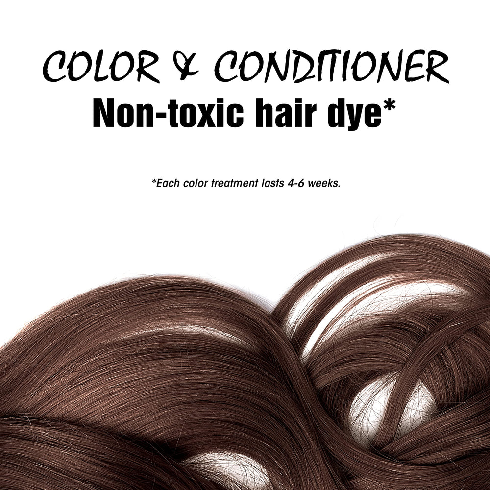 Light Mountain botanical hair color cream combines color and conditioning benefits.