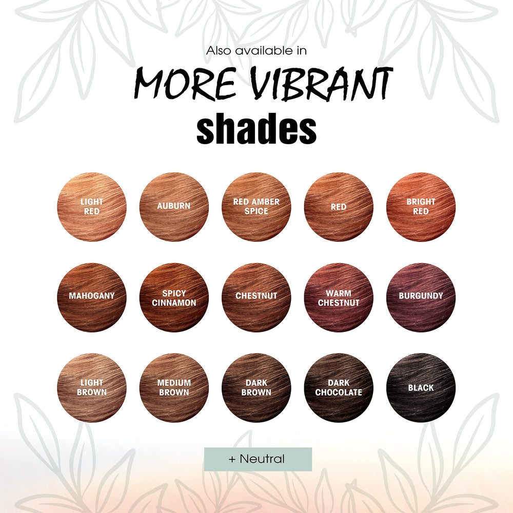 Light Mountain Henna Auburn post-color rinse supports conditioning shine