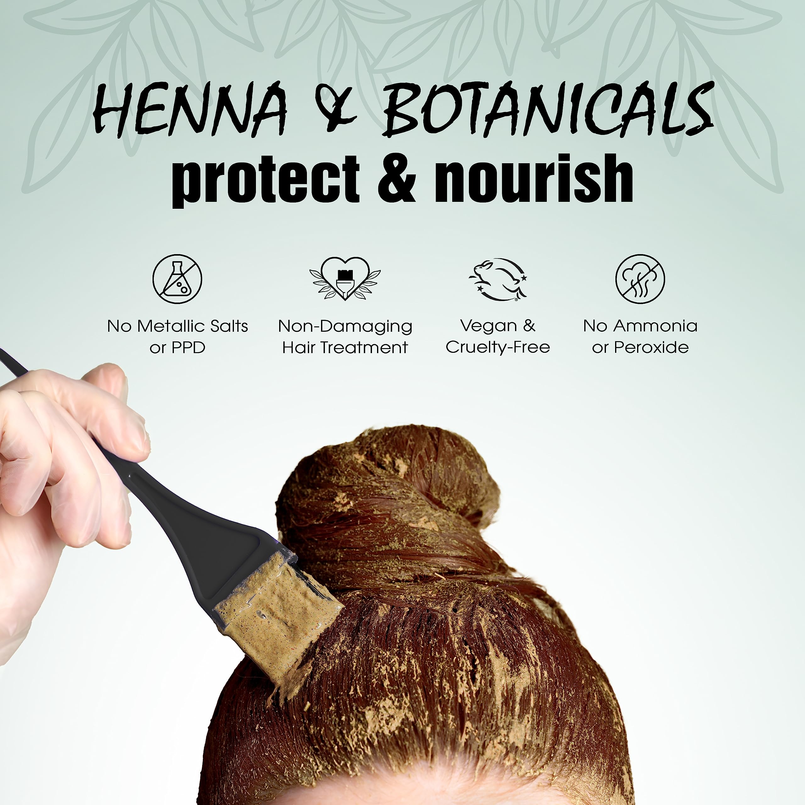 Light Mountain Henna instruction booklet guiding easy, clean application
