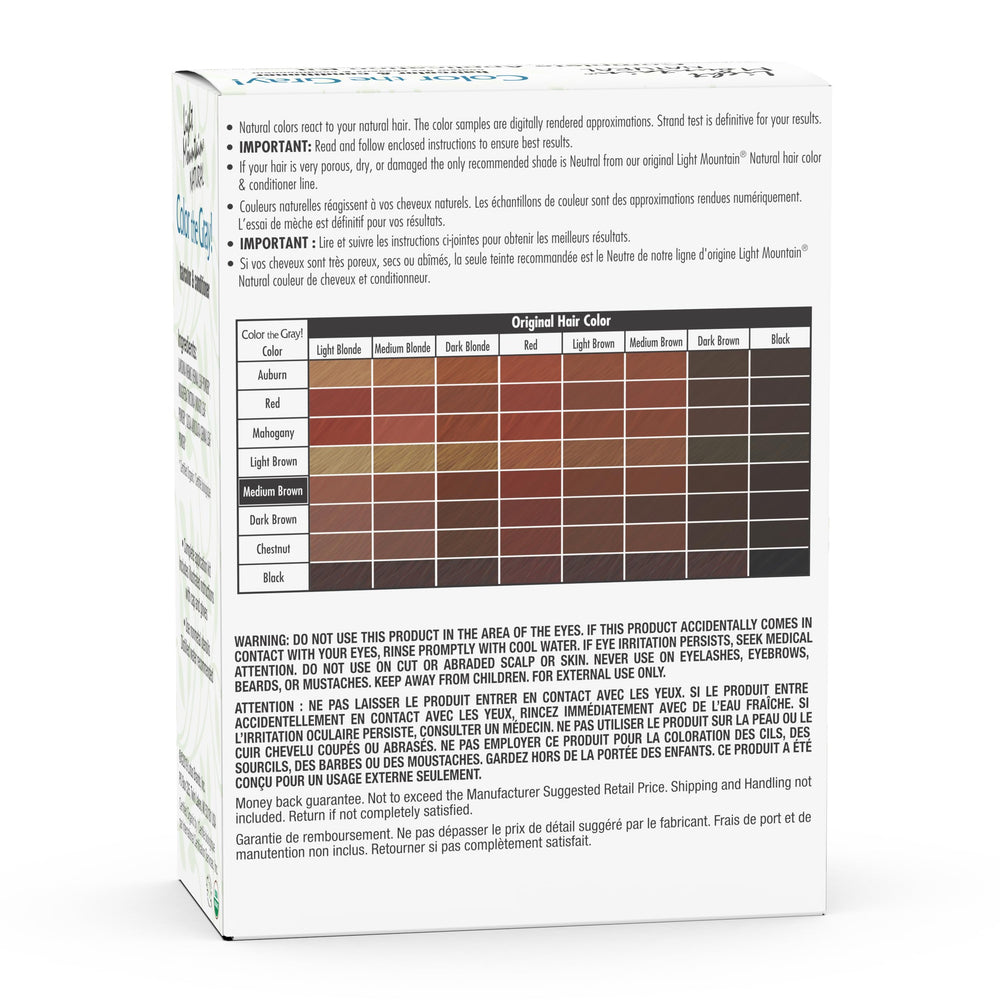 Light Mountain Step-2 color powder 4oz delivers even color release