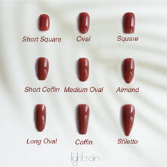 Light Rain manicure kit image highlighting included tools for easy application