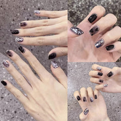 Light Rain nails side view shows durable gel finish