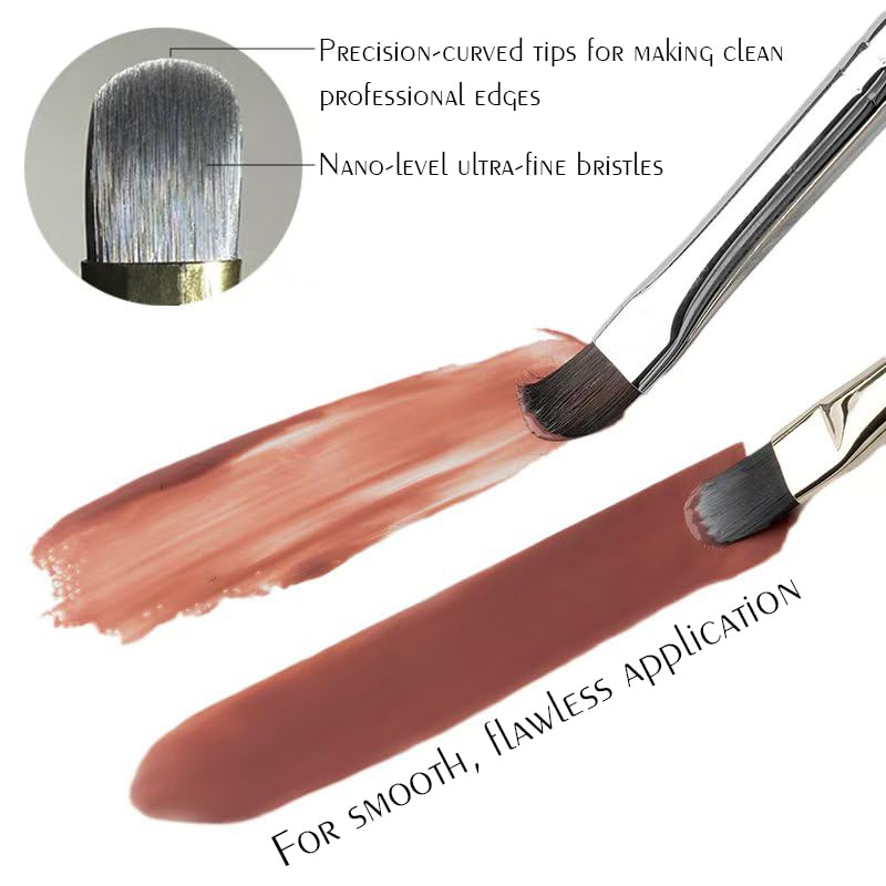LIGHT RAIN Narrow oval brush with cap for detailing and sharp edges.