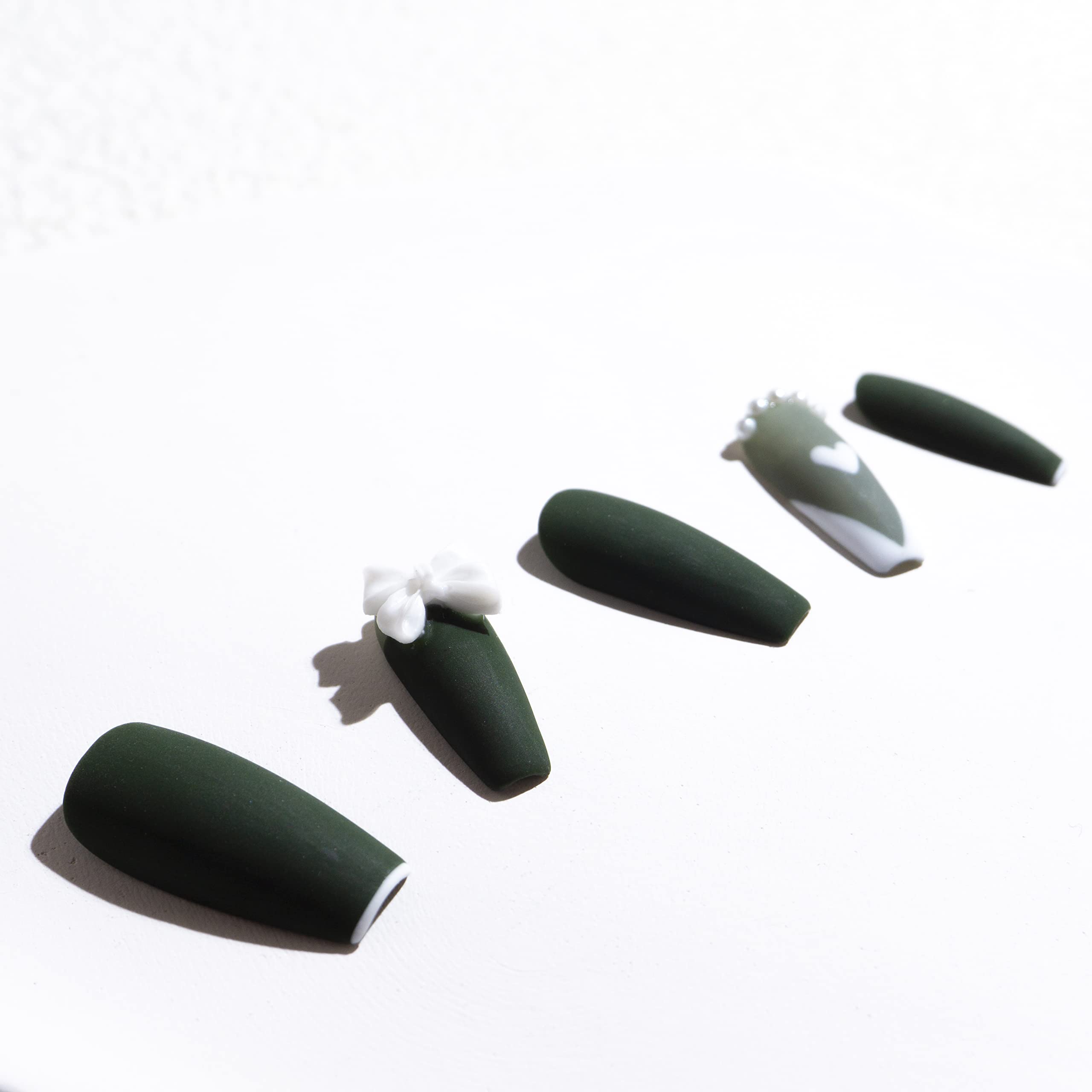 Light Rain press-on nails application kit laid out for easy at-home manicure.