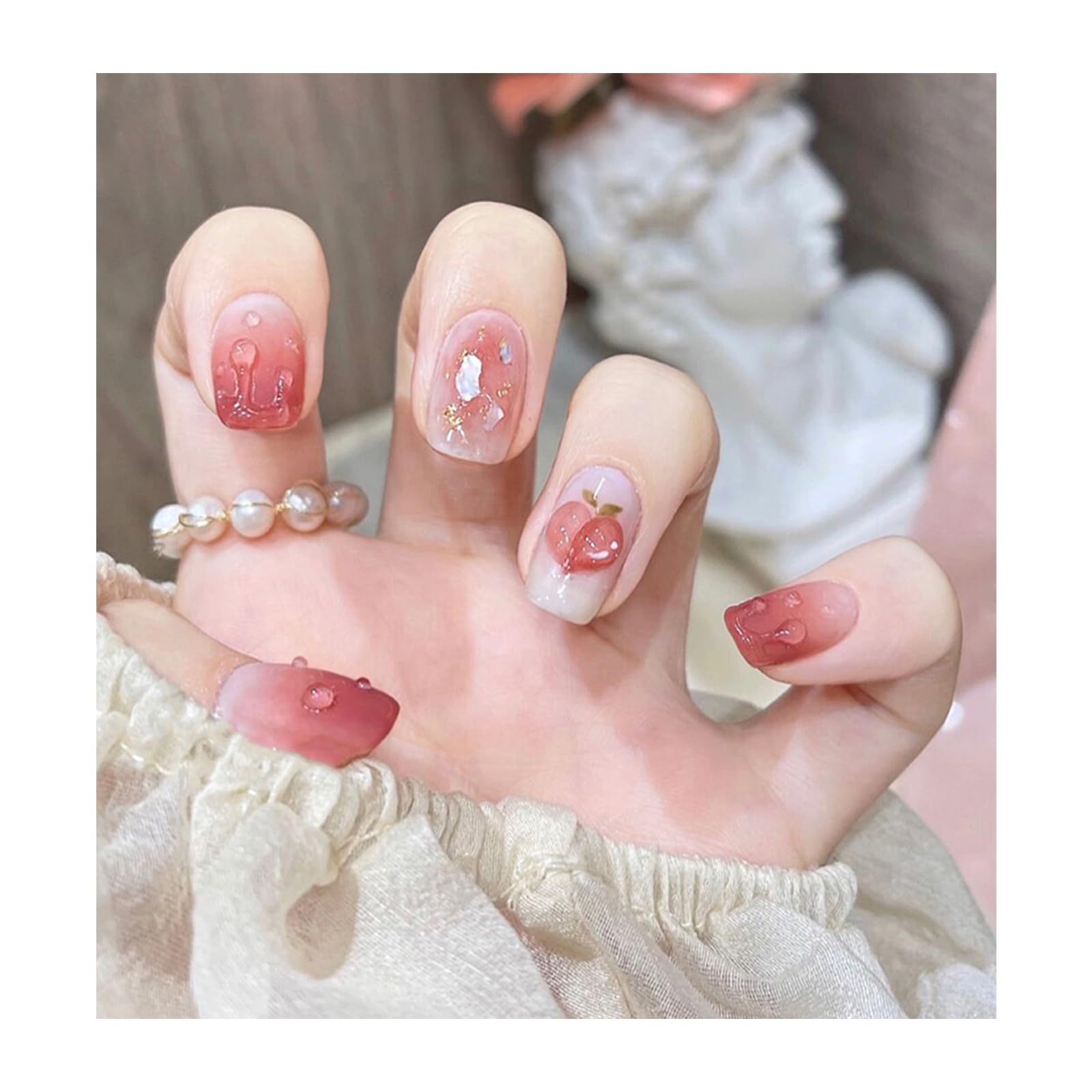 Light Rain reusable press-on nails highlight cost-saving, fast glamour for daily looks.