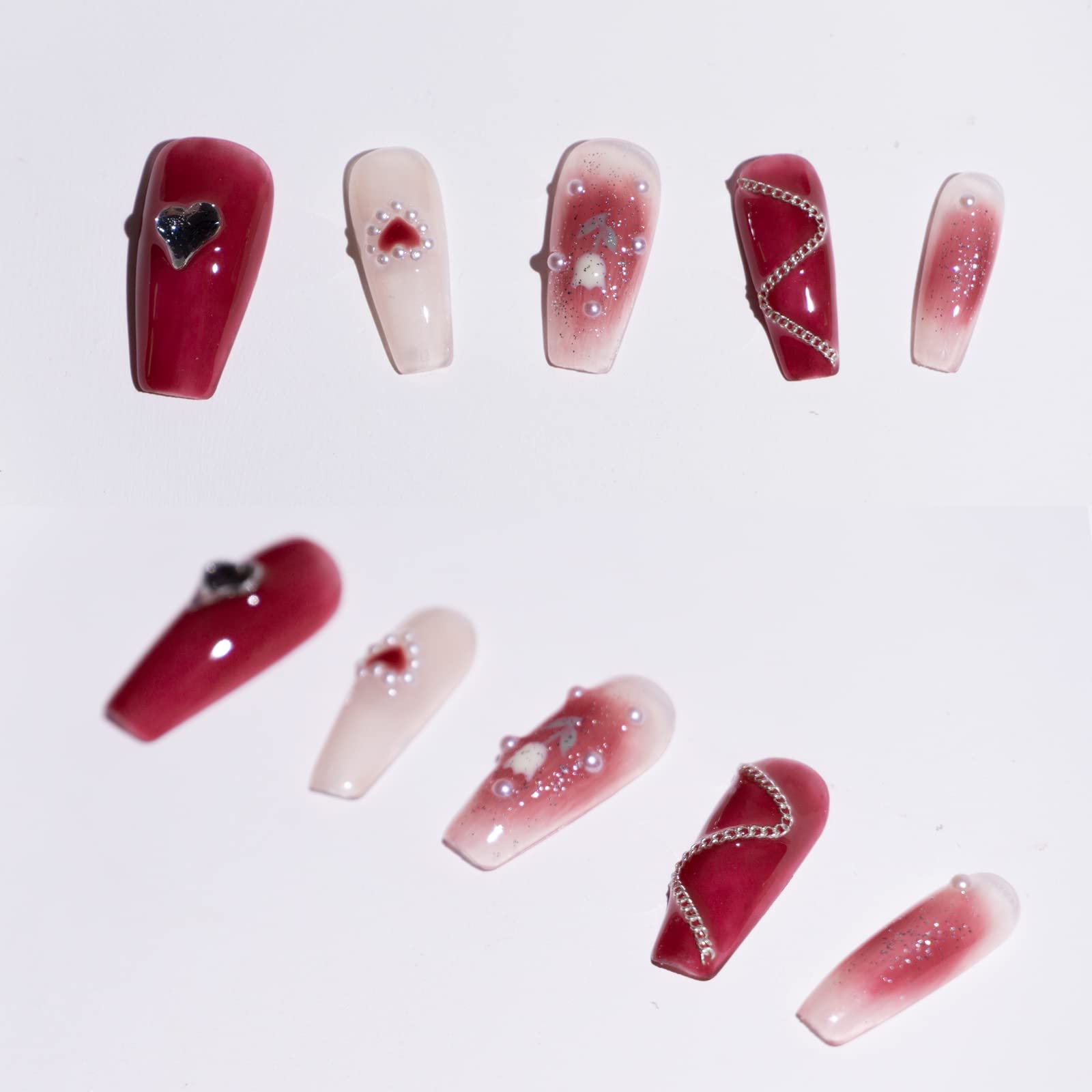 Light Rain salon-quality press-on nails ready in minutes.