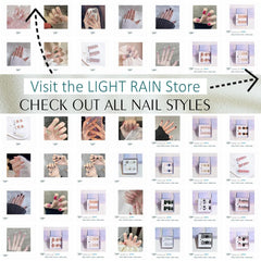 Durable thick seven-layer gel polish on Light Rain nails