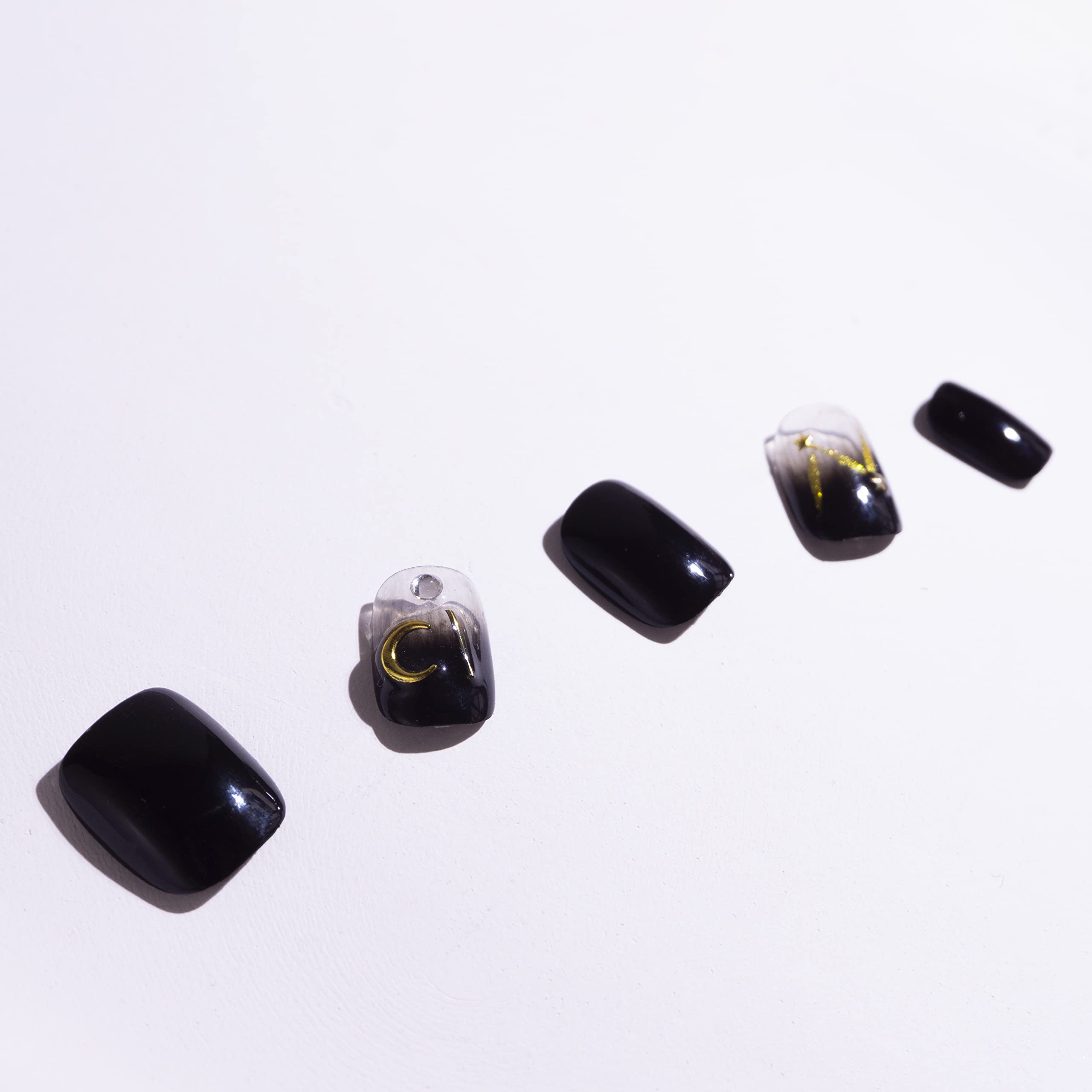 Close-up of Light Rain UV gel finish for a glossy salon look