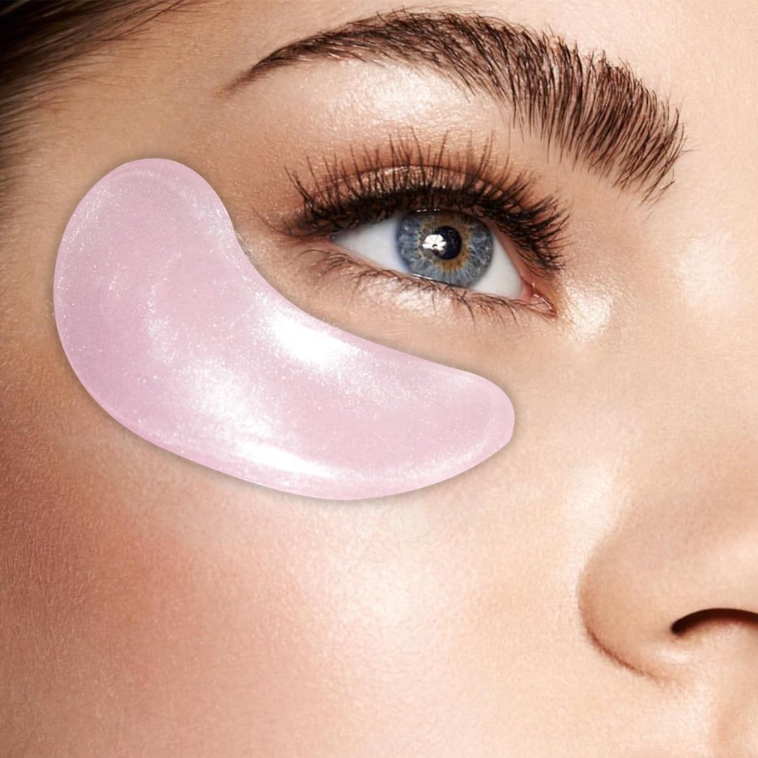 LIHUOMEI Pink Peptides Eye Patch individual patches ready for quick, refreshing applications