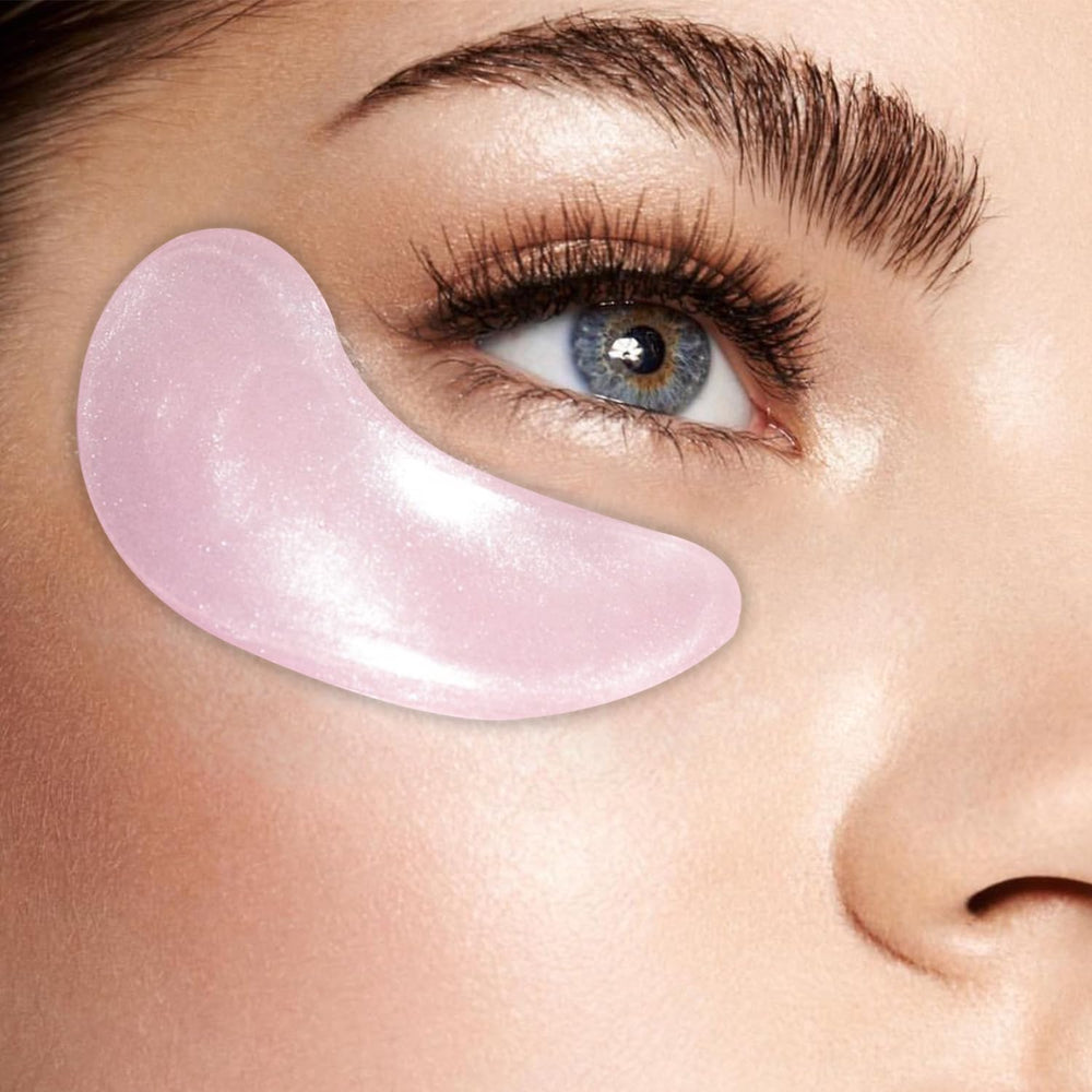 LIHUOMEI Pink Peptides Eye Patch individual patches ready for quick, refreshing applications