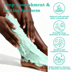 Liillya foot scrub with coconut oil for nourished skin