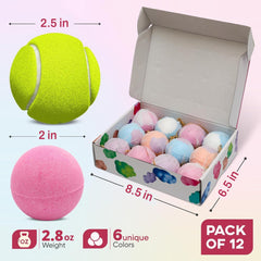 LIKEVOW bath bombs infused with shea butter for skin nourishment.