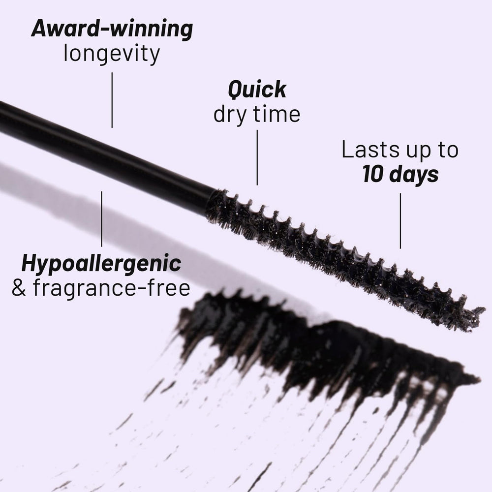 Lilac St vegan lash glue packaging emphasizing cruelty-free formula