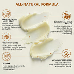 Lilei Beauty honey-beeswax-olive-oil blend jar showcases natural ingredients
