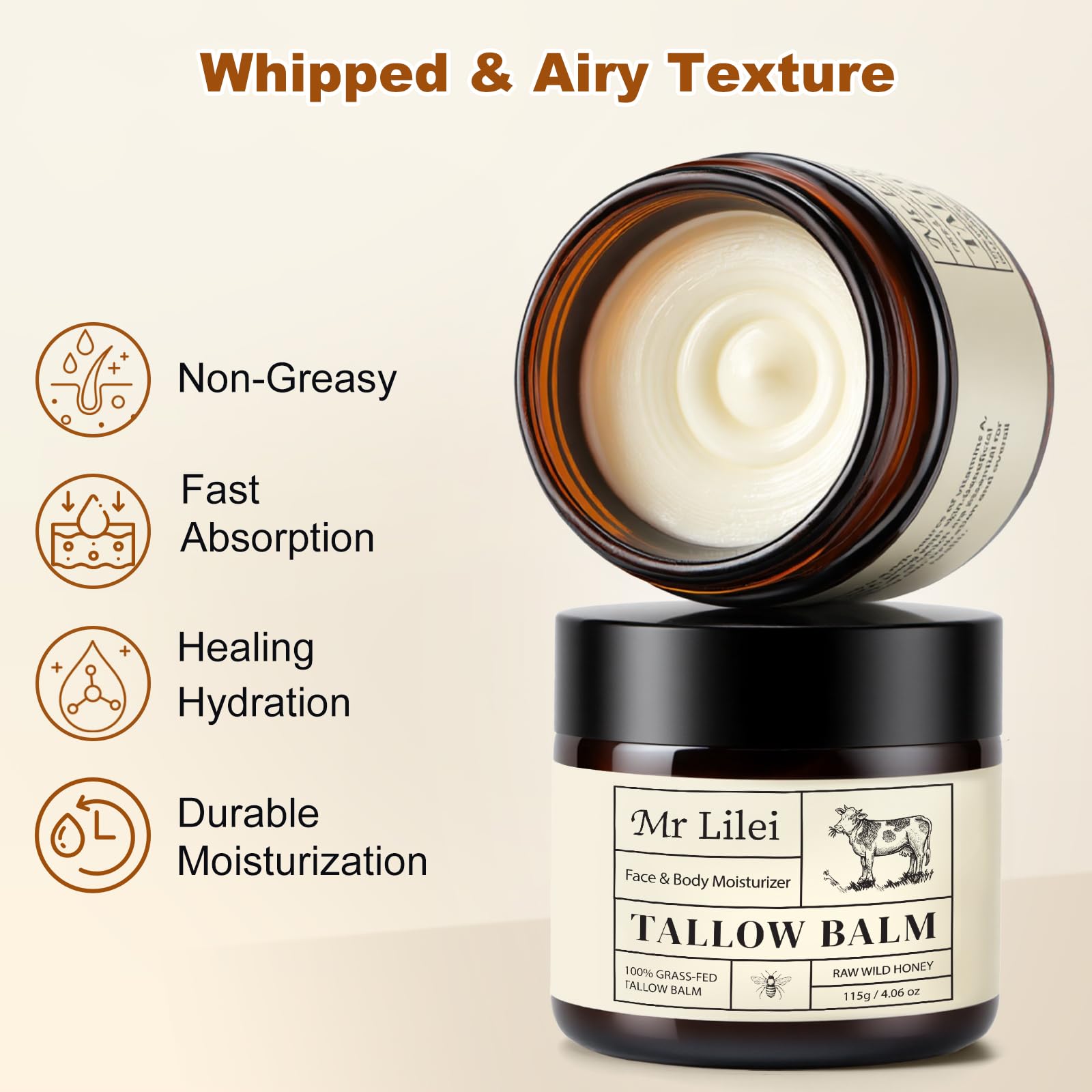 Lilei Beauty packaging open jar highlights reusable premium container