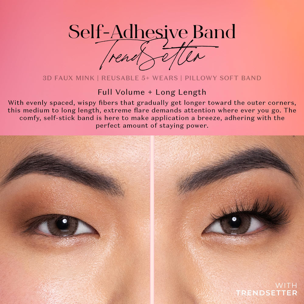Lilly Lashes product shot demonstrates reusable design for up to five wears