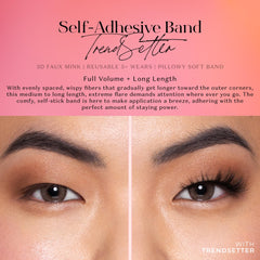 Lilly Lashes product shot demonstrates reusable design for up to five wears