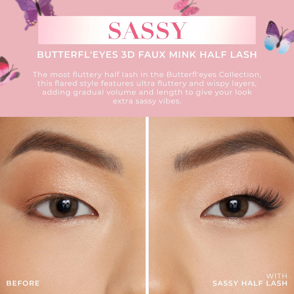 Lilly Lashes Butterfl-eyes outer corner lash for subtle enhancement