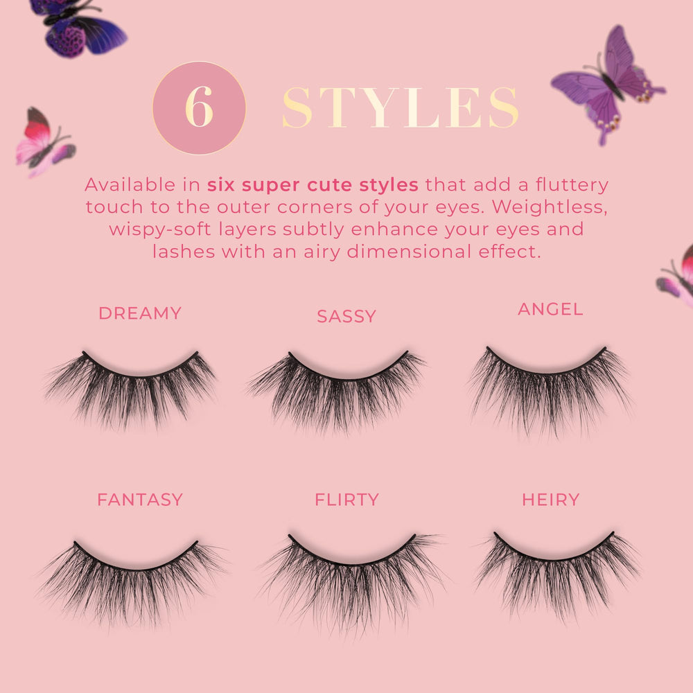 Lilly Lashes Butterfl-eyes reusable up to 20x for extended wear