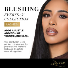 Closeup of Lilly Lashes Everyday Blushing highlighting soft lightweight fibers