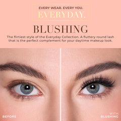 Packaging of Lilly Lashes Everyday Blushing in minimalist premium box