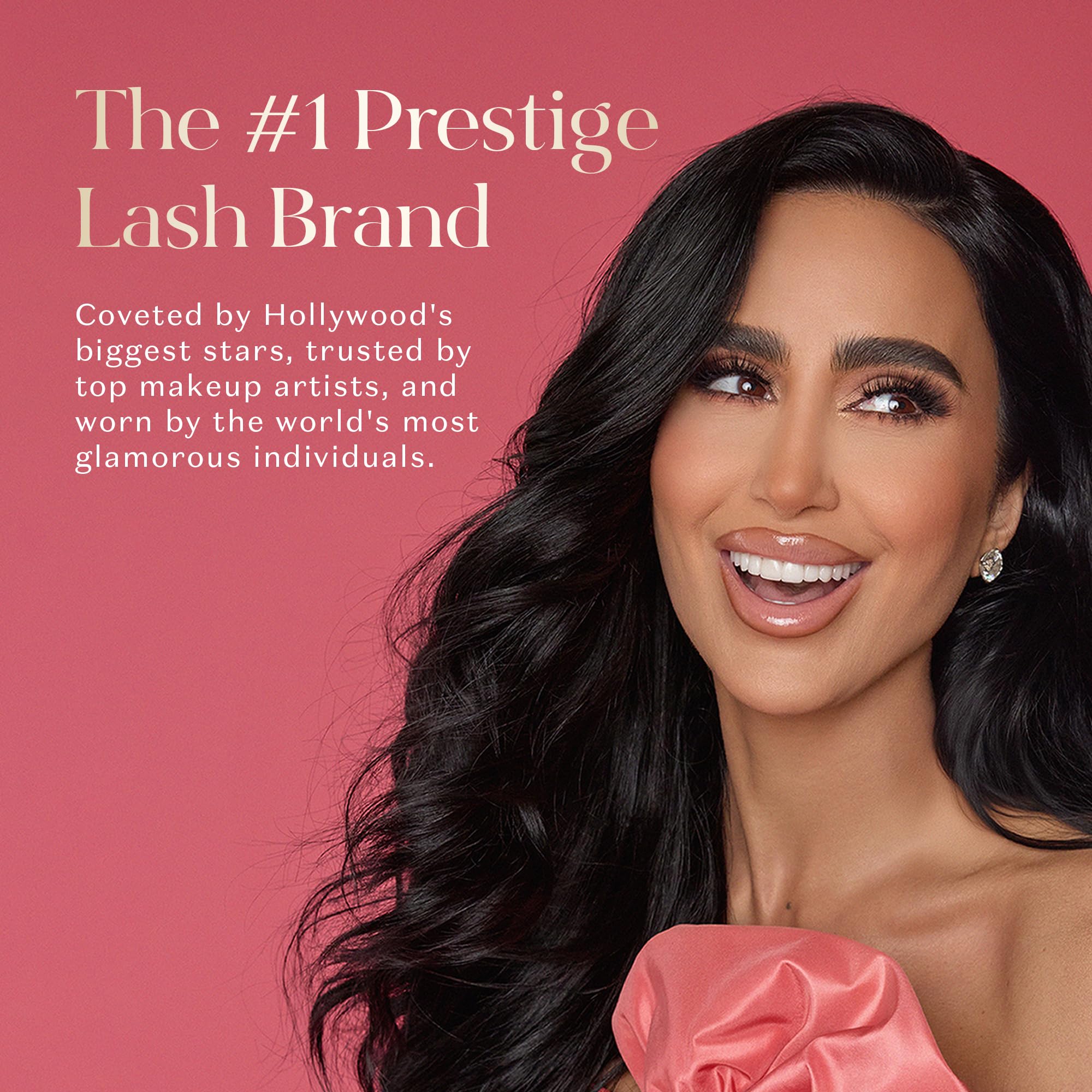 Lilly Lashes half lash styles are easy to apply and remove.