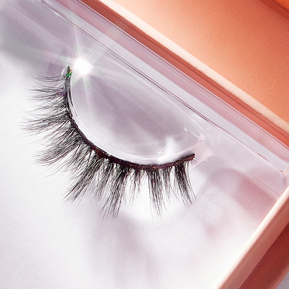 Lilly Lashes handmade mink false eyelashes for elegant wear.