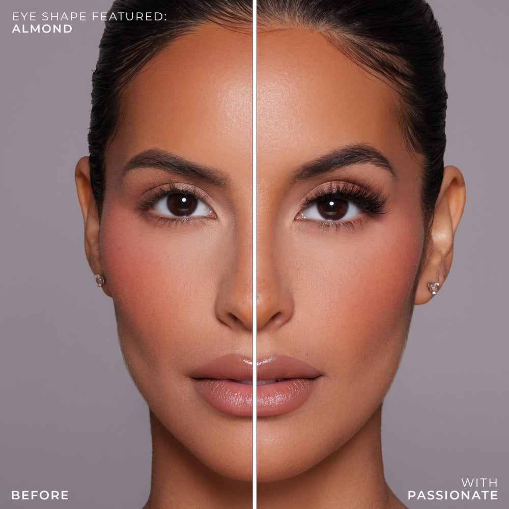 Lilly Lashes invisible band lashes providing lightweight definition