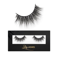 Lilly Lashes Miami 3D Mink close-up showing ultra-wispy length