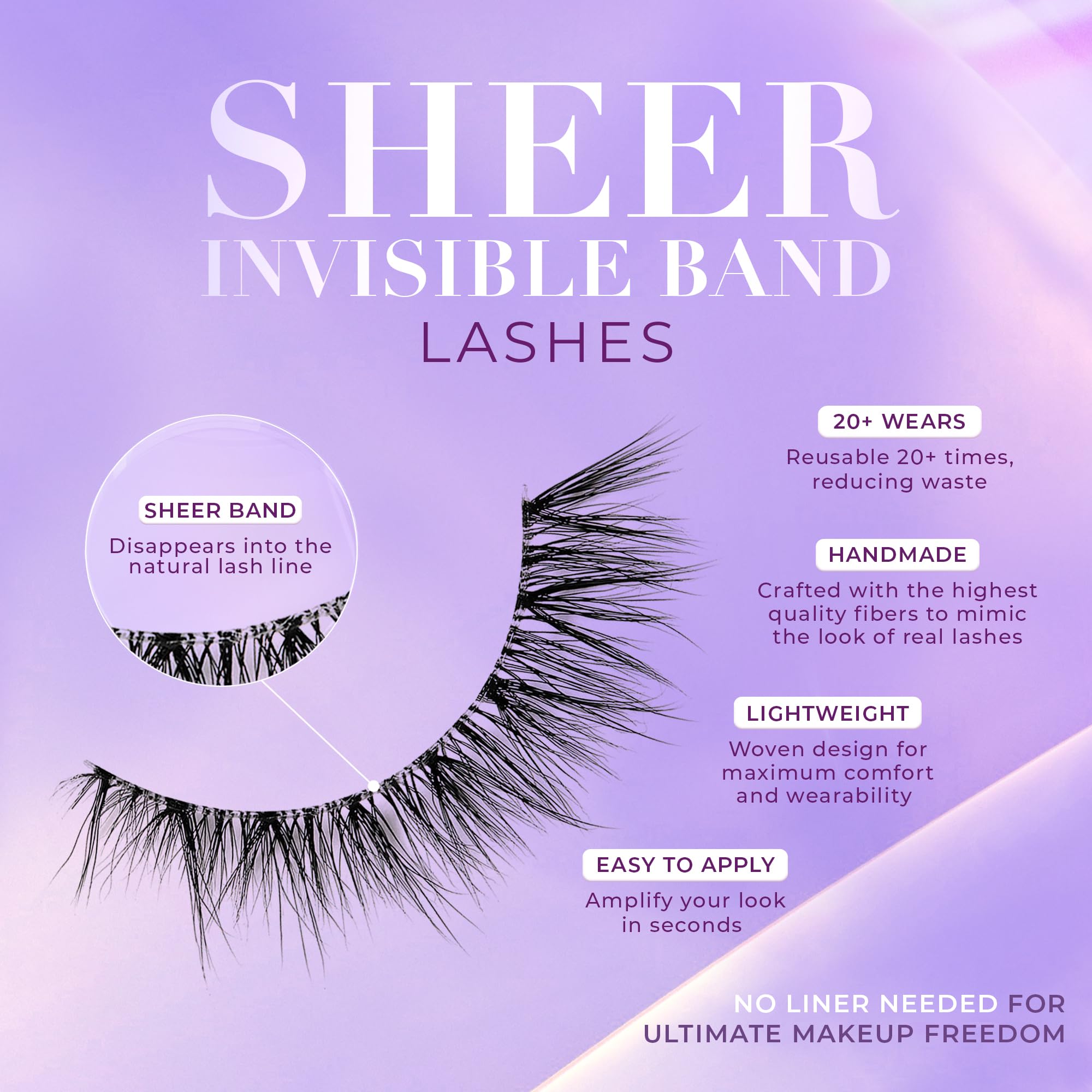 Lilly Lashes mink lashes with feathery volume for natural enhancement