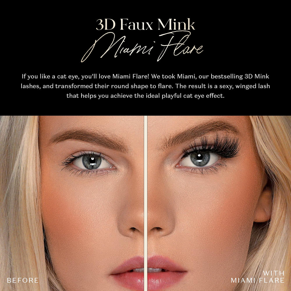 Lilly Lashes Photolash faux mink texture, vegan and waterproof design.