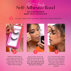 Lilly Lashes reusable up to five wears with proper care.