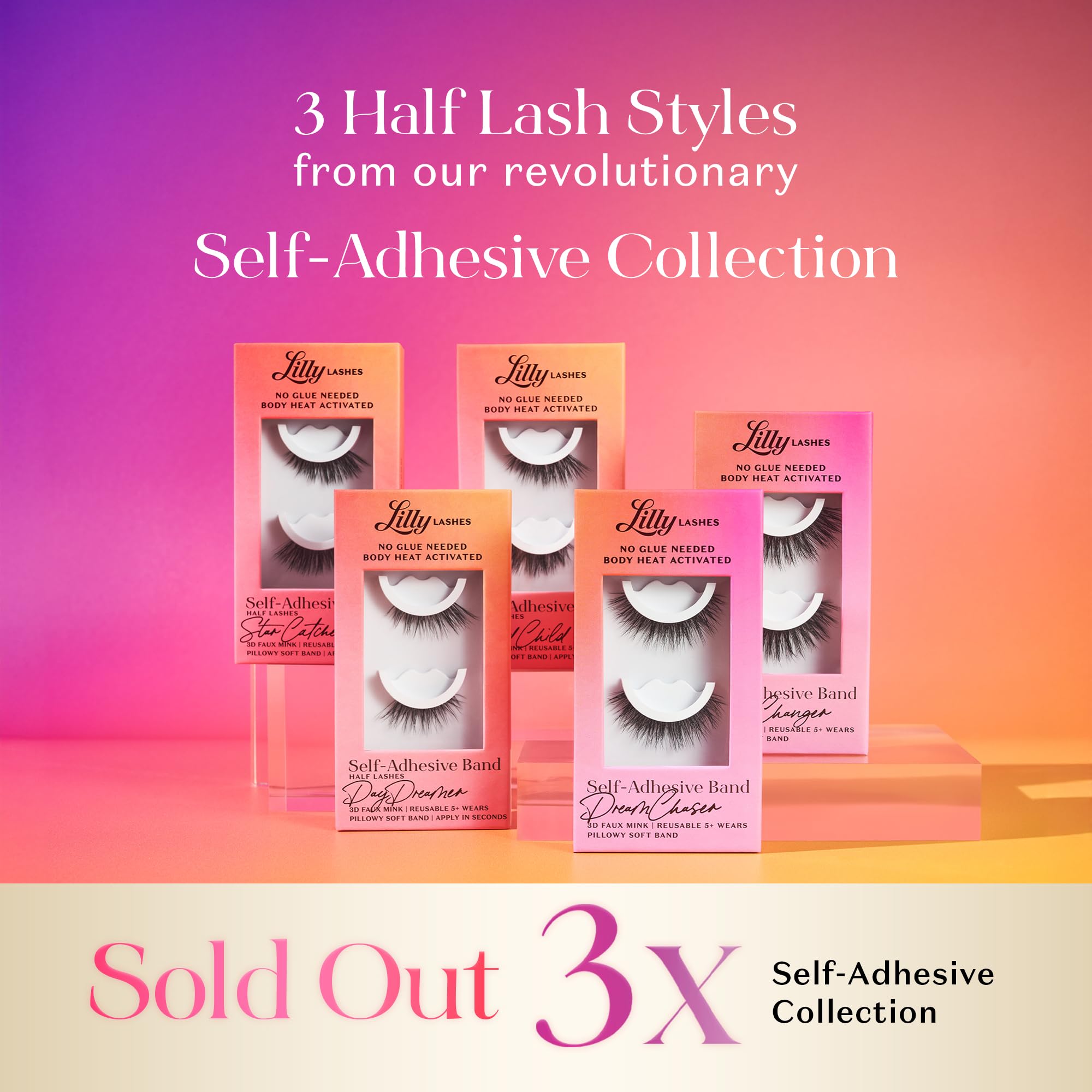 Lilly Lashes StarCatcher reusable lashes can deliver multiple wears with care.
