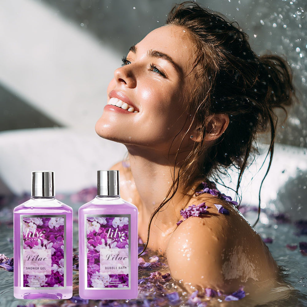 LILY ROY lavender bath sponge offers soft cleansing and spa vibes.