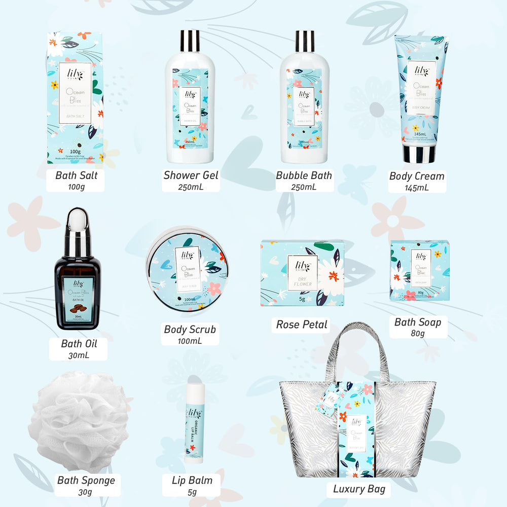 LILY ROY shower gel and bubble bath for refreshing cleanse.