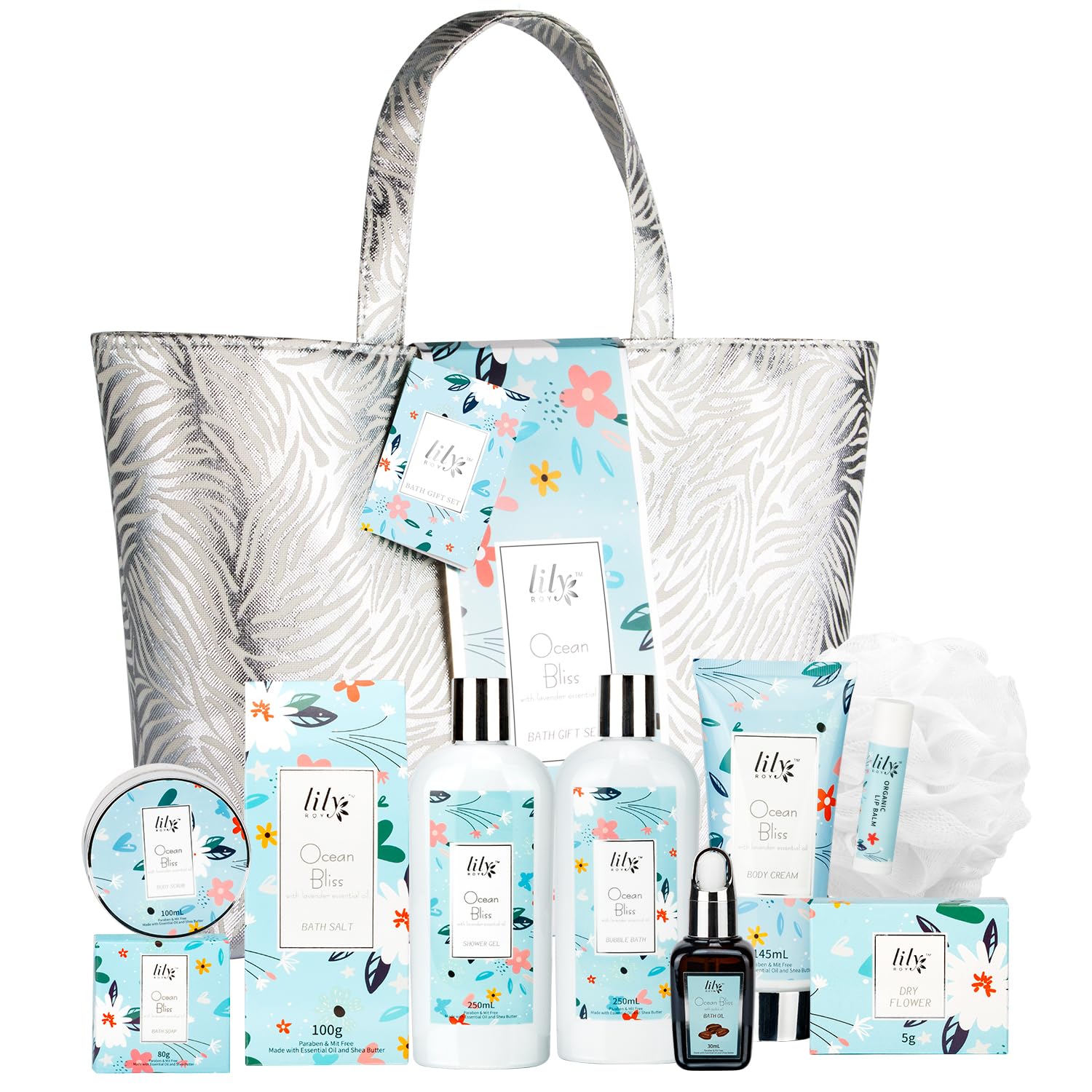LILY ROY spa set bag for Valentine’s Day—premium gift packaging.