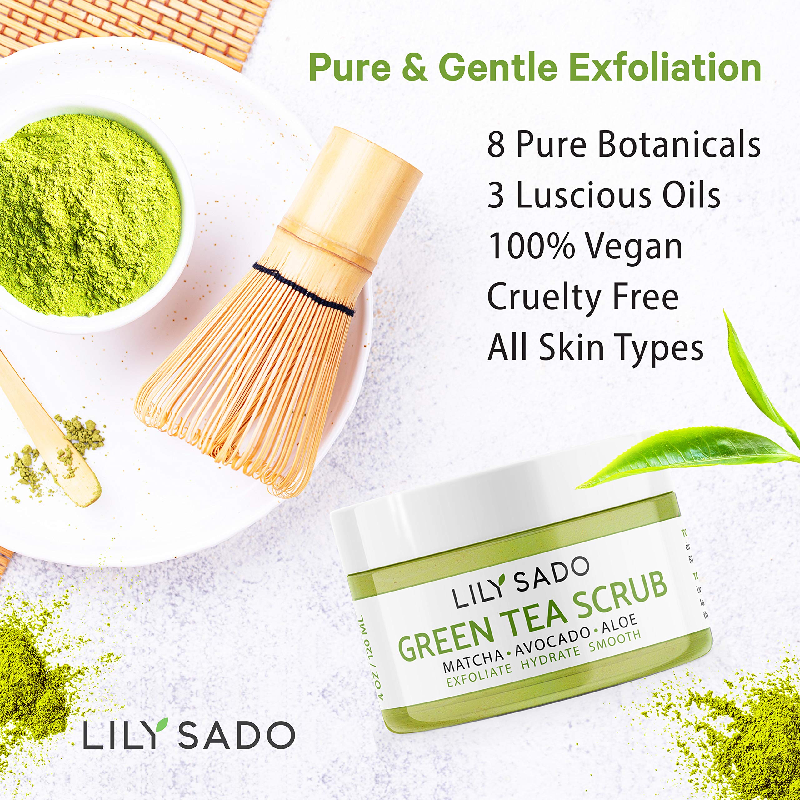 LILY SADO avocado oil swirl on skin highlights hydrating nourishment for refreshed skin.