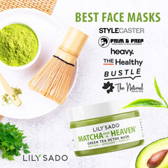LILY SADO avocado-nourishment face mask shows rich texture for deep hydration