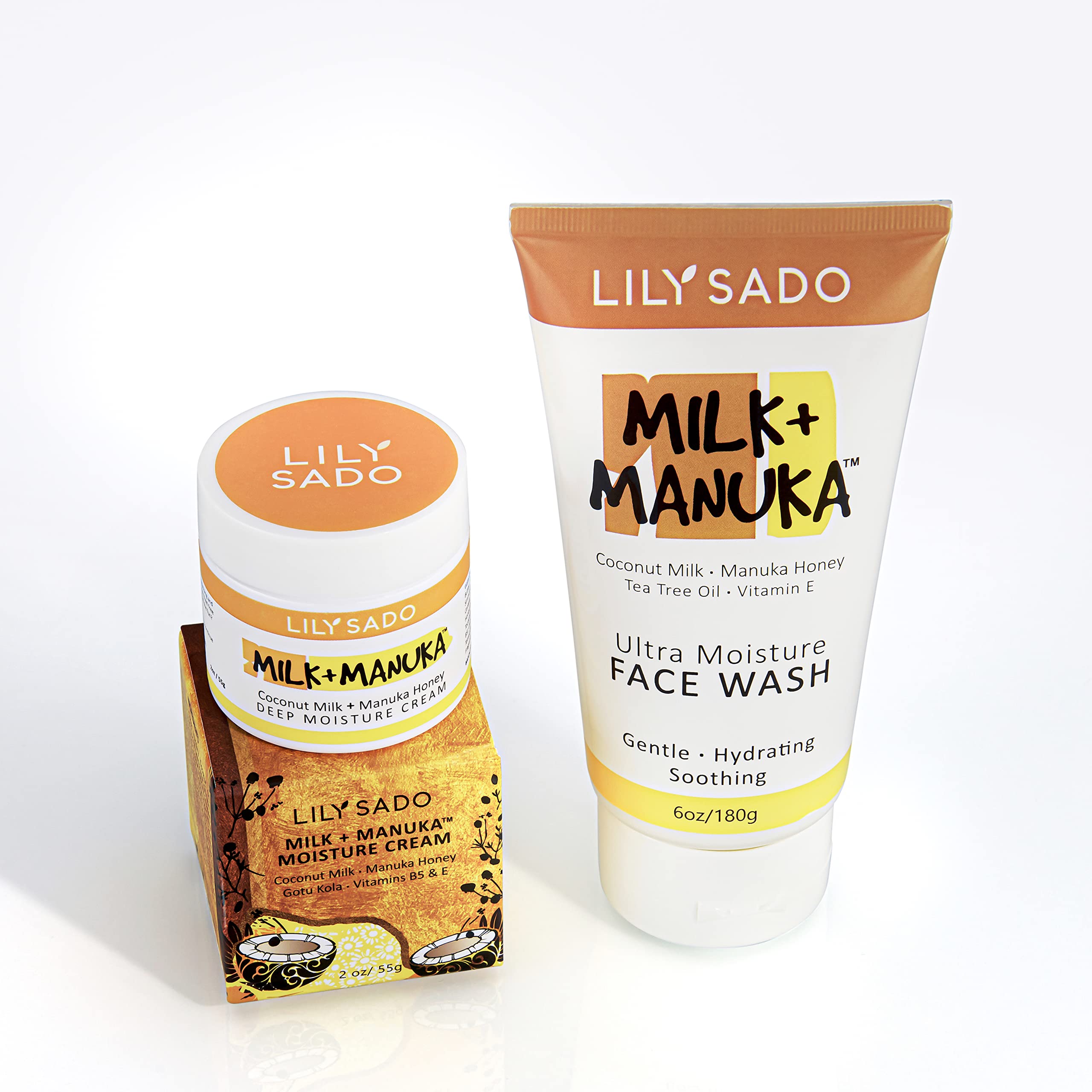 LILY SADO Milk+Manuka routine shot encourages daily use