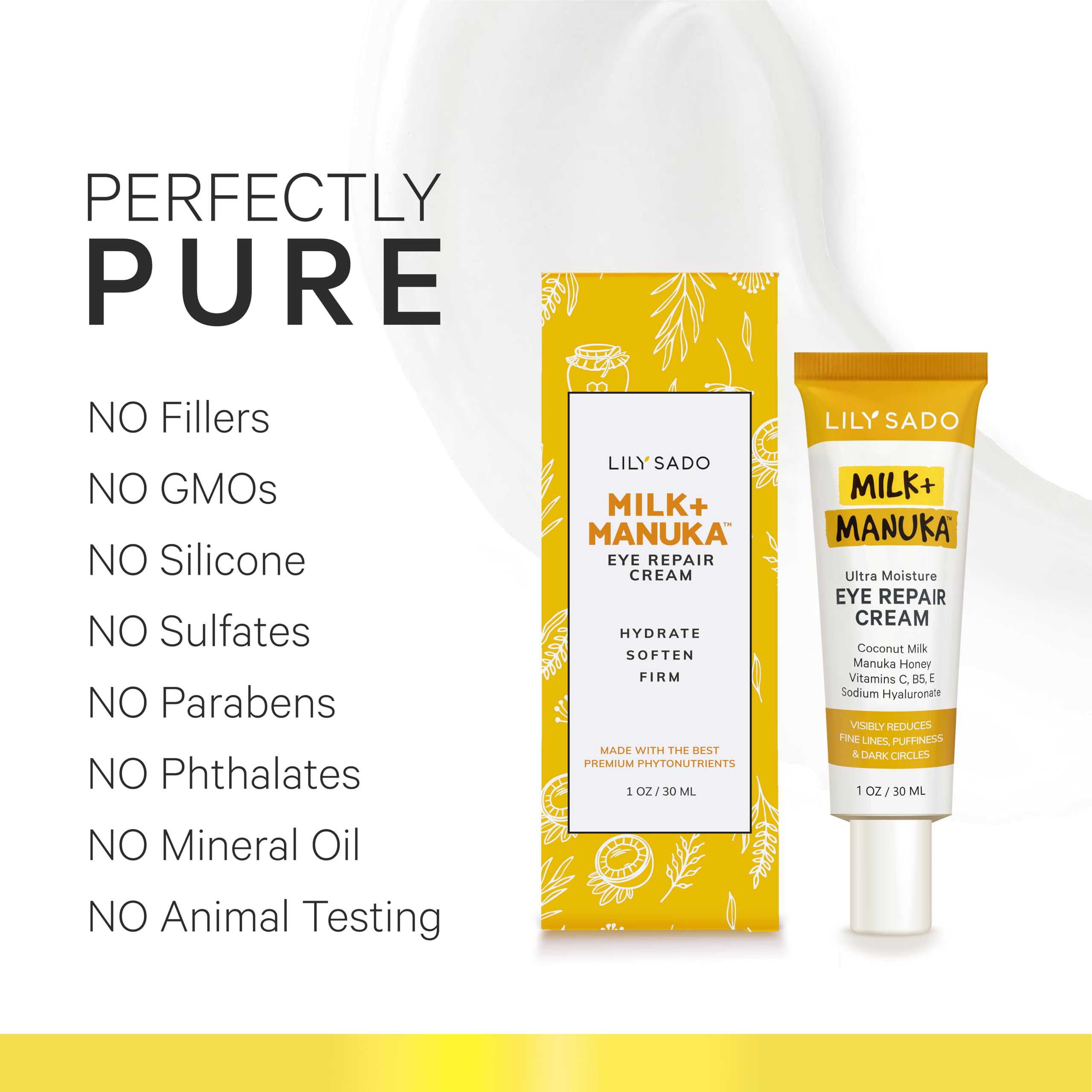 Ingredient focus: coconut milk and manuka honey for nourishment.