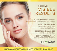 LILY SADO 6 oz tube shown, great value for daily skin care.