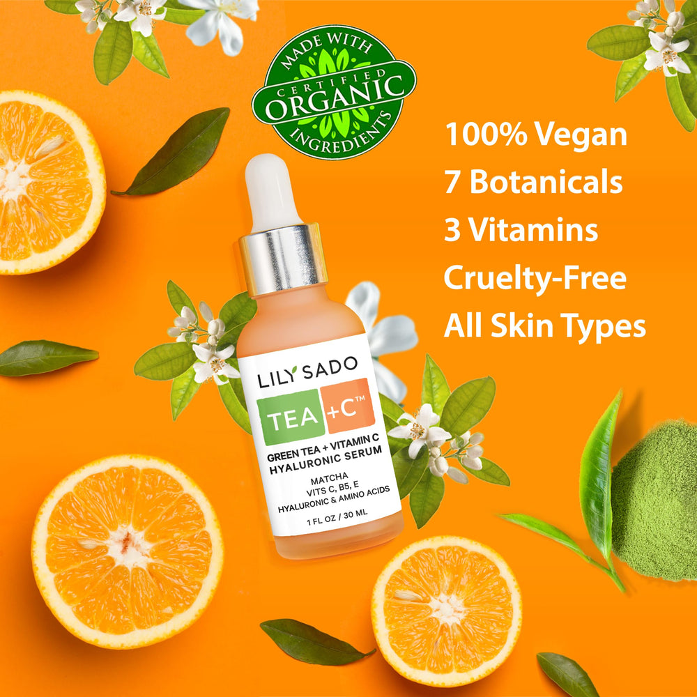 LILY SADO Tea+C serum suitable for all skin types