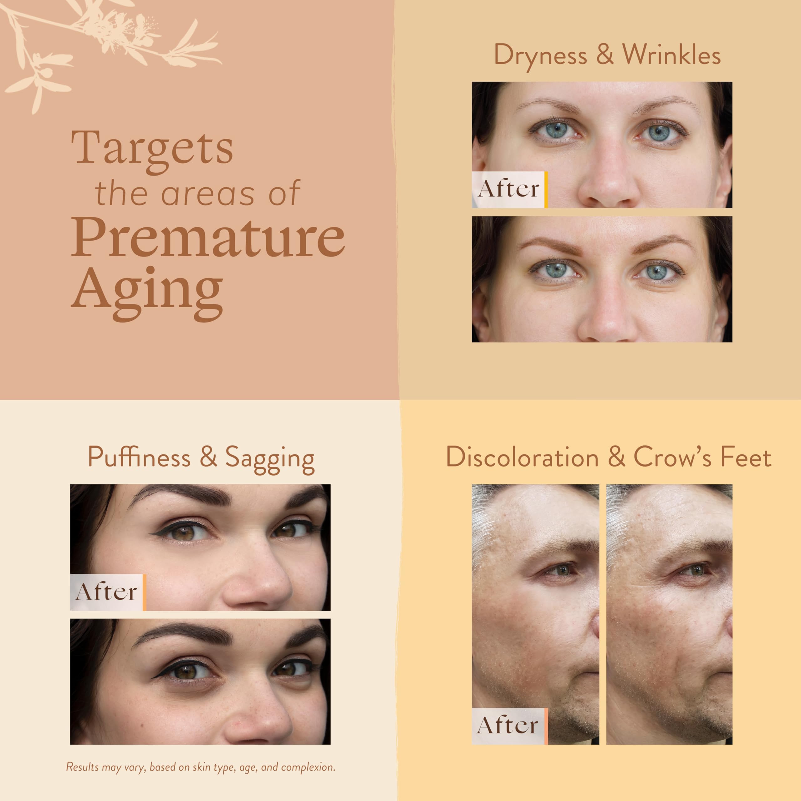 LILY SADO Tea+C radiance focus image hints at luminous complexion
